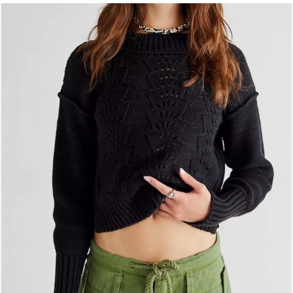 NWOT Free People Bell Song Pullover Sweater